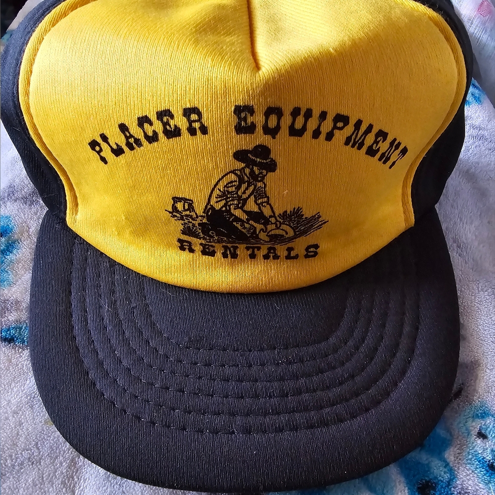 Vintage California hat, no mesh, Placer County, snapback, small heads only!